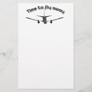 Time to fly away stationery