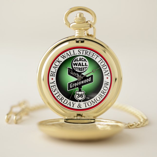 Time To Get Black to BU$INE$$ Pocket Watch (Inside)