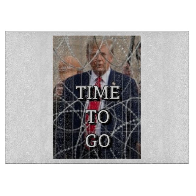 time to go cutting board (Front)