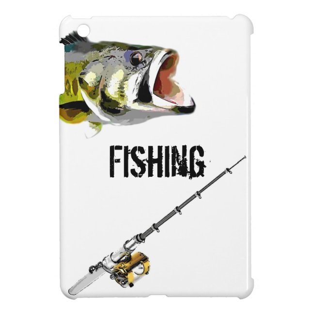 Time To Go Fishing iPad Mini Cover (Back)