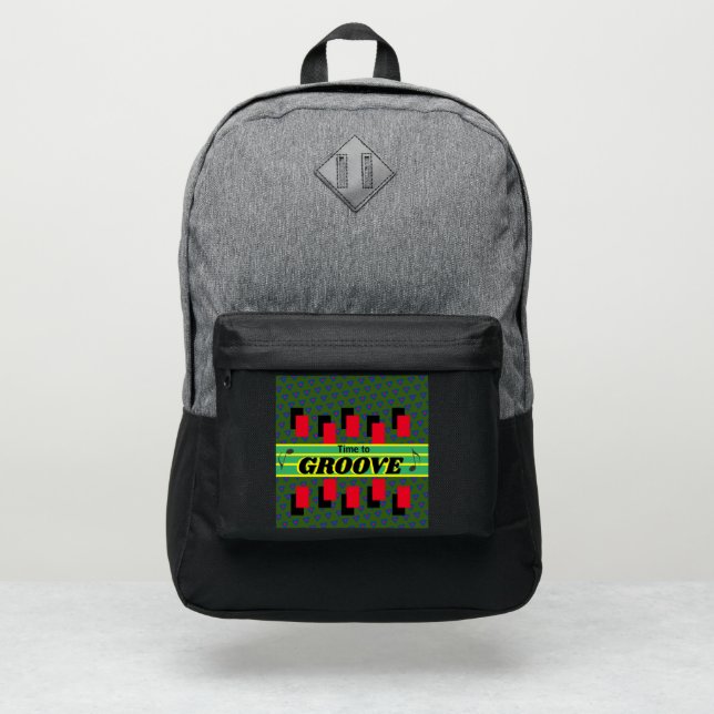 Time to Groove Backpack (Front)