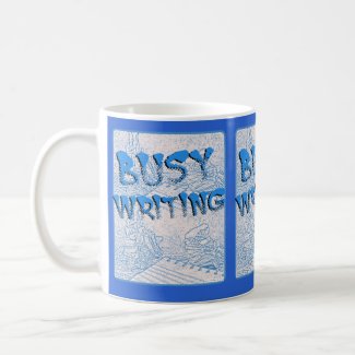 Time To Keep Busy Writing Process Slogan