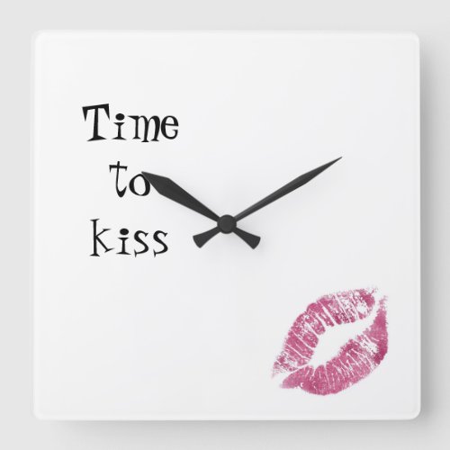 Time to Kiss Clock