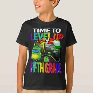 Time To Level Up Fifth Grade Video Game T-Shirt