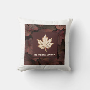 Time to Make a Comeback – Autumn Leaf Pillow
