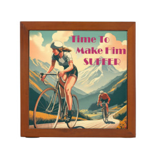 Time To Make Him Suffer Cycling Desk Organizer