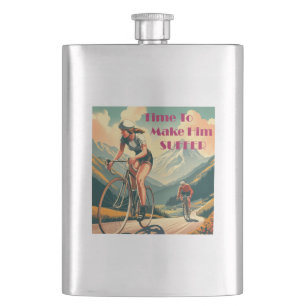Time To Make Him Suffer Cycling Flask