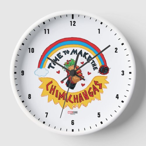 Time To Make The Chimichangas Clock