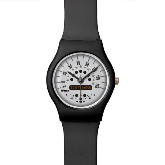 Time To Motor Mini Cooper Watch! Wrist Watch | Zazzle.com