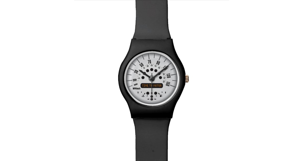 Time To Motor Mini Cooper Watch Wrist Watch Zazzle Com