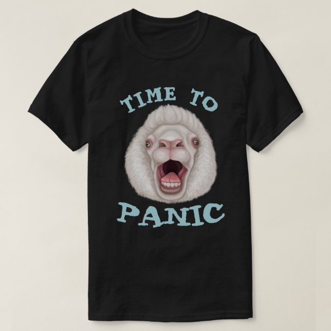 Time To Panic T-Shirt (Design Front)