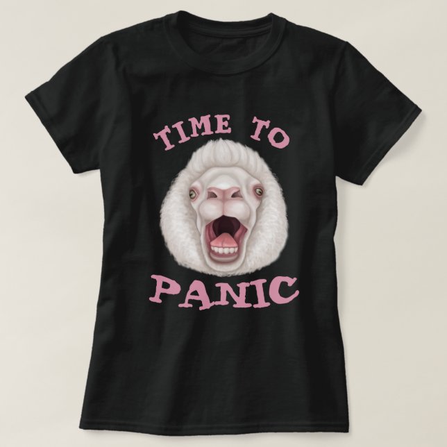 Time To Panic T-Shirt (Design Front)