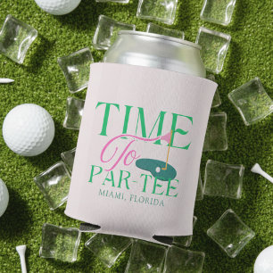 Time to Par-Tee Fun Golf Themed Bachelorette Can Cooler