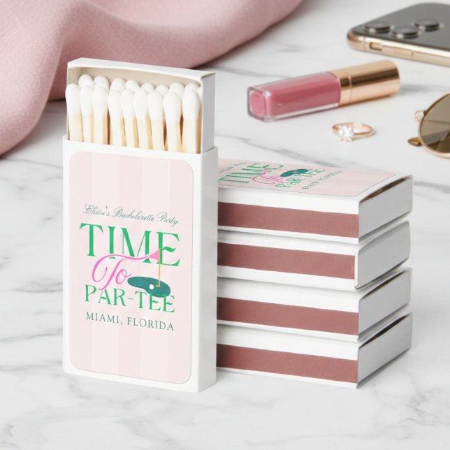 Time to Par-Tee Golf Bachelorette Matchboxes (Time to Par-Tee Golf Bachelorette Matchboxes
)