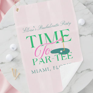 Time to Par-Tee Golf Bachelorette Towel
