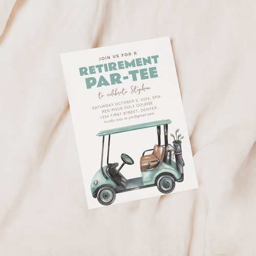 Time to Par_Tee Golf Retirement Party Invite