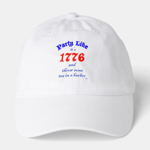 Time To Party Like 1776 Funny America Design Hat