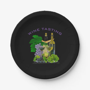 Time to Party - Wine Tasting Paper Plate