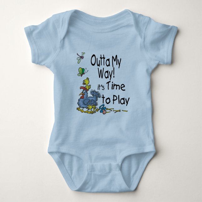 Time to Play Baby Bodysuit (Front)