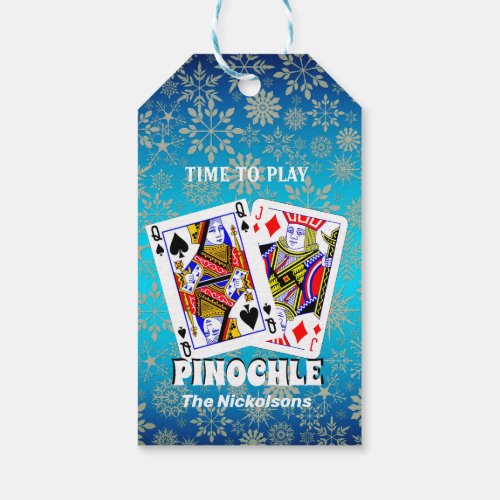 Time to Play Pinochle Gift Tags