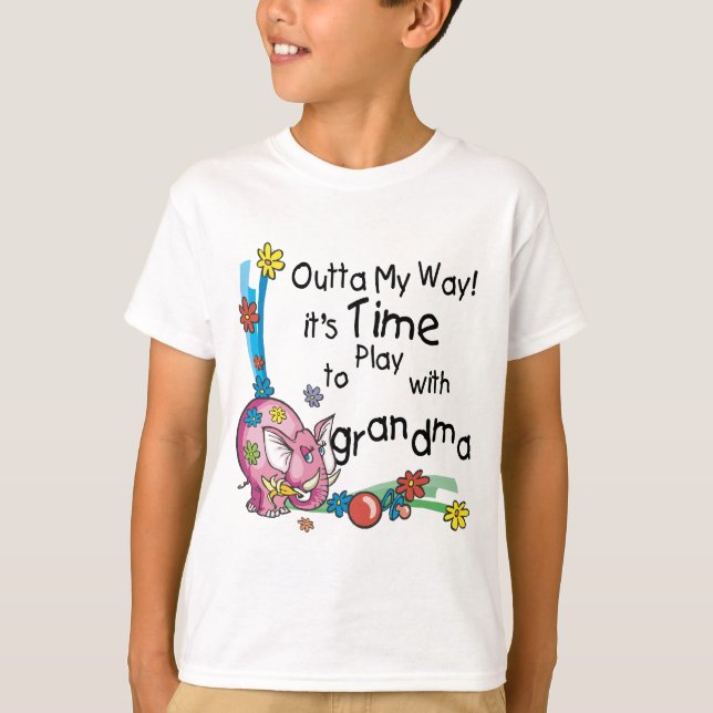 Time to Play with Grandma T-Shirt (Front)