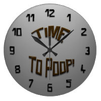 Time to Poop! Clock