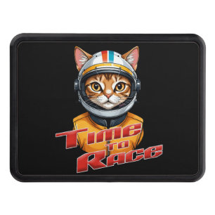 Time to Race - Speedy Cat Racer Hitch Cover