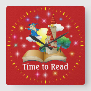 Time To Read - Literacy Wall Clock - SRF
