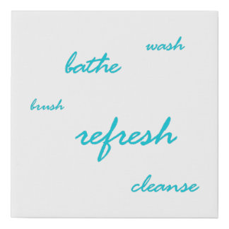 Time to Refresh Faux Canvas Print