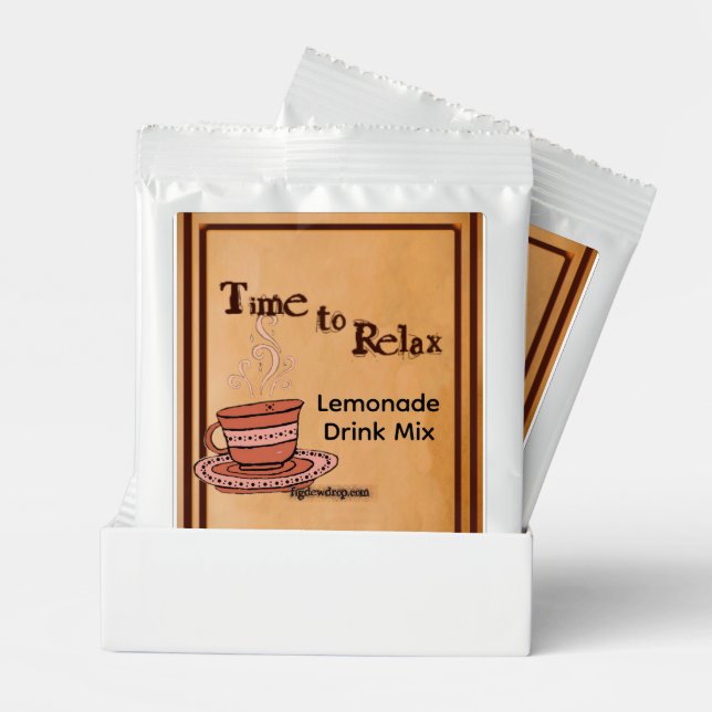 Time to Relax Beverage Lemonade Drink Mix (Pair)