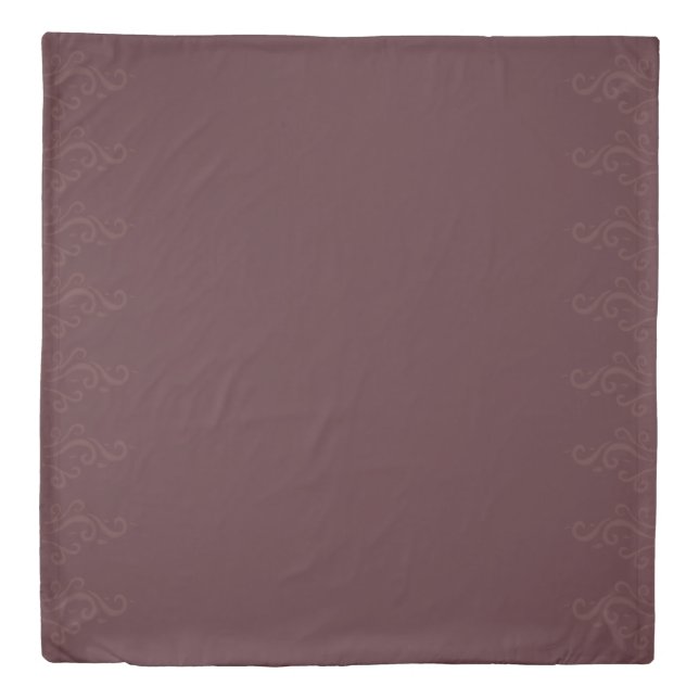 Time to Relax maroon-ed Duvet Cover (Front)