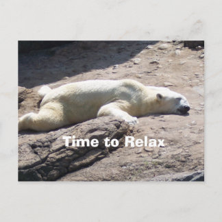 Time to Relax Postcard