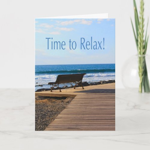 Time to Relax Retirement  Card