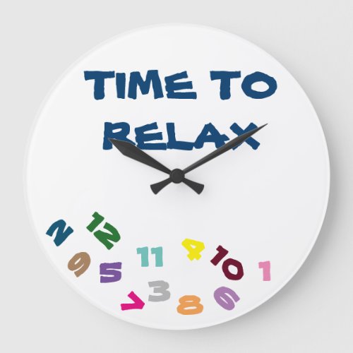 TIME TO RELAX WITH THIS COOL CLOCK