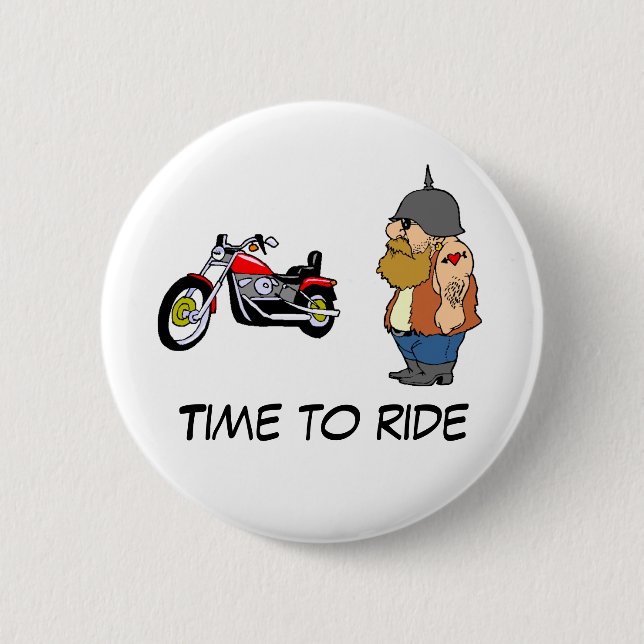 Time To Ride Button (Front)
