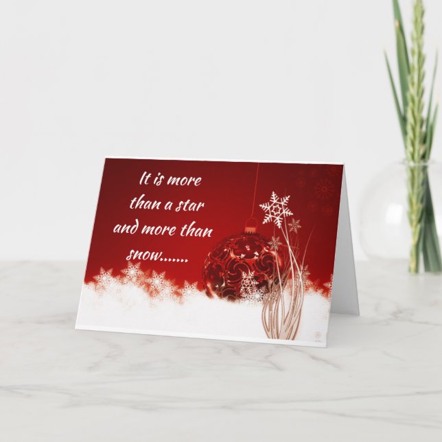 TIME TO SAY "MERRY CHRISTMAS" TO YOU! HOLIDAY CARD (Front)