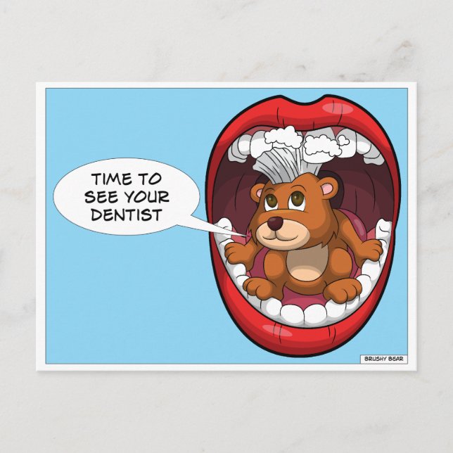 Time To See Your Dentist Postcard (Front)