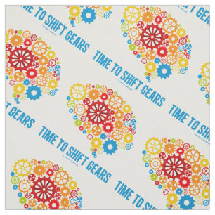Time To Shift Gears Psyche Mechanical Gears Brain Fabric