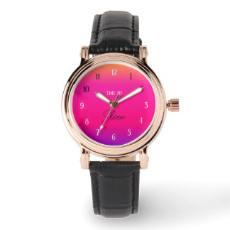 Time to Shine – Bold Sunset Gradient Watch