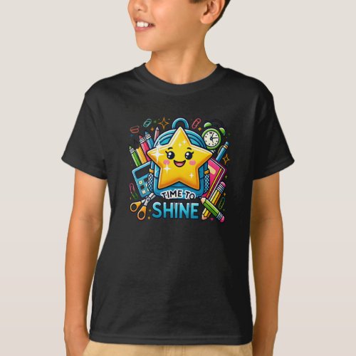 Time to Shine Kids T_Shirt