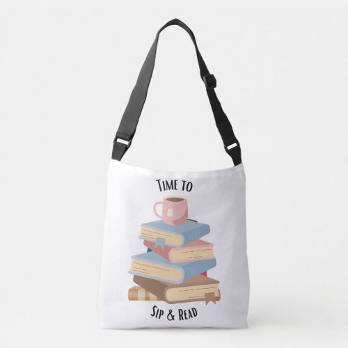 Time to Sip  Read Tote