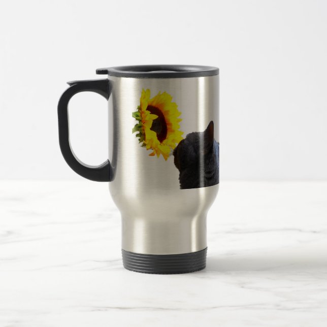 Time to Smell the Flowers Travel Mug (Left)