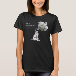 Time To Smell The Roses Puppy Inspirational T-Shirt