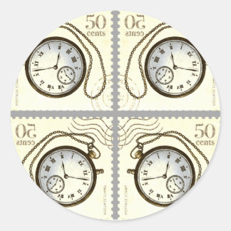 TIME To Stick It On Something! Classic Round Sticker