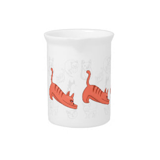Time to Stretch Two-Tone Coffee Mug Beverage Pitcher