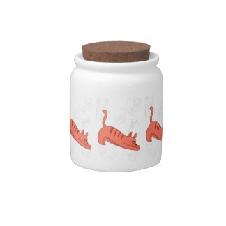 Time to Stretch Two-Tone Coffee Mug Candy Jar