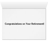 Time To Tee Off Alligator Golf Course Retirement (Inside Horizontal (Bottom))