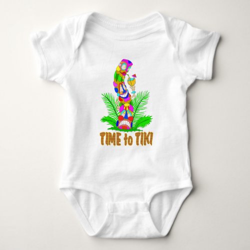 Time to TIKI Baby Bodysuit