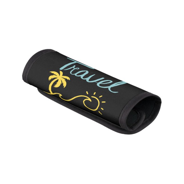  Time to Travel Luggage Handle Wrap (Angled)