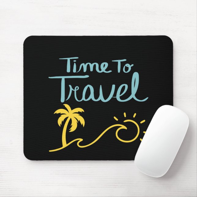 Time to Travel Mouse Pad (With Mouse)